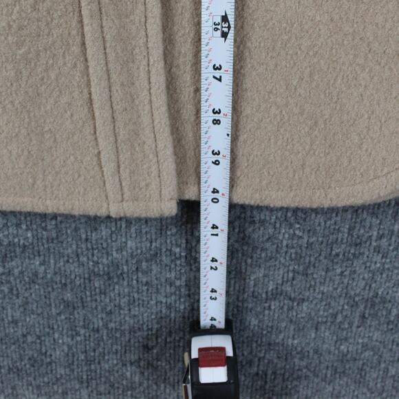 Wilfred Free Jacket Small The Ganna Long Shirt Flax Beige 100% Merino Wool Coat - Picture 12 of 14